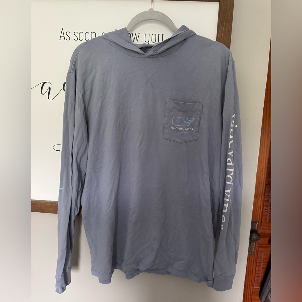 VV long sleeve hooded shirt